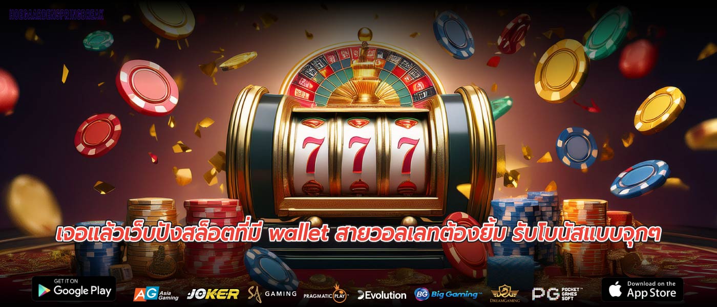 เจอแล้วเว็บปังสล็อตที่มี wallet สายวอลเลทต้องยิ้ม รับโบนัสแบบจุกๆ